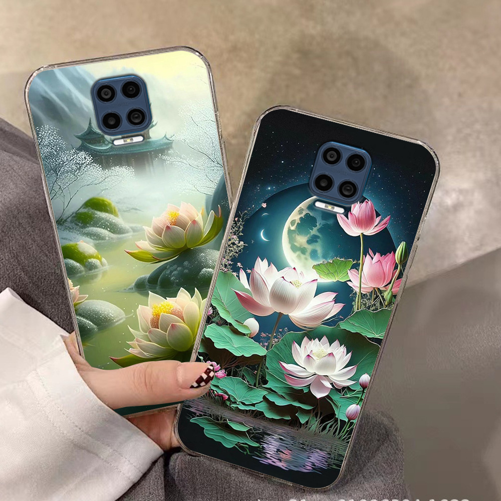 Ốp lưng vsmart Aris / vsmart Aris Pro in hình hoa sen tài lộc may mắn