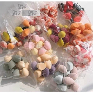  Set 10 Mút Tán Phấn Trang Điểm Cỡ Lớn Nhiều Hình 