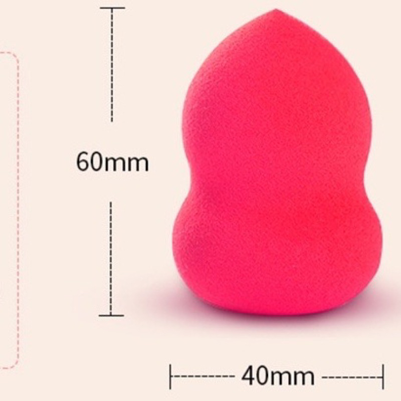 Set 10 Mút Tán Phấn Trang Điểm Cỡ Lớn Nhiều Hình