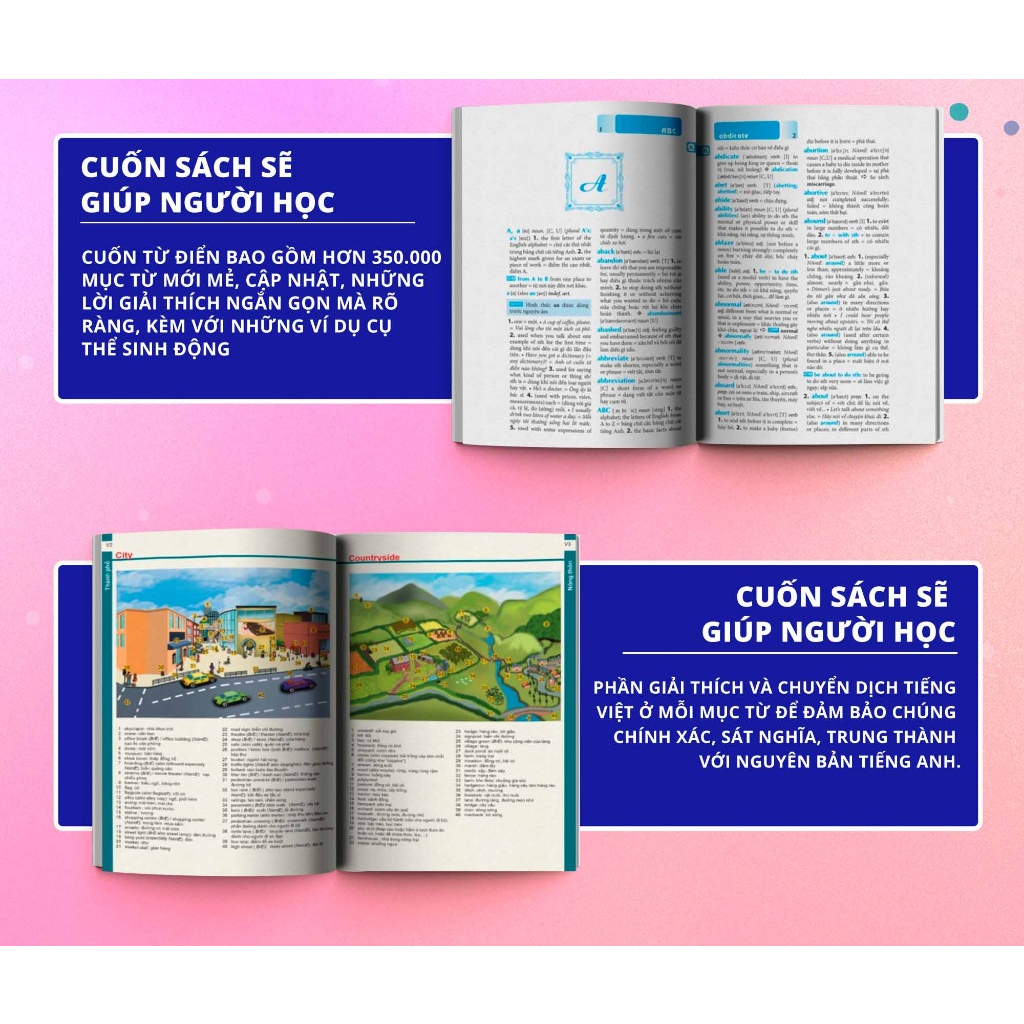 Sách - Từ Điển Anh Anh Việt Phiên Bản Bìa Mềm Màu Xanh - OXFORD Standard