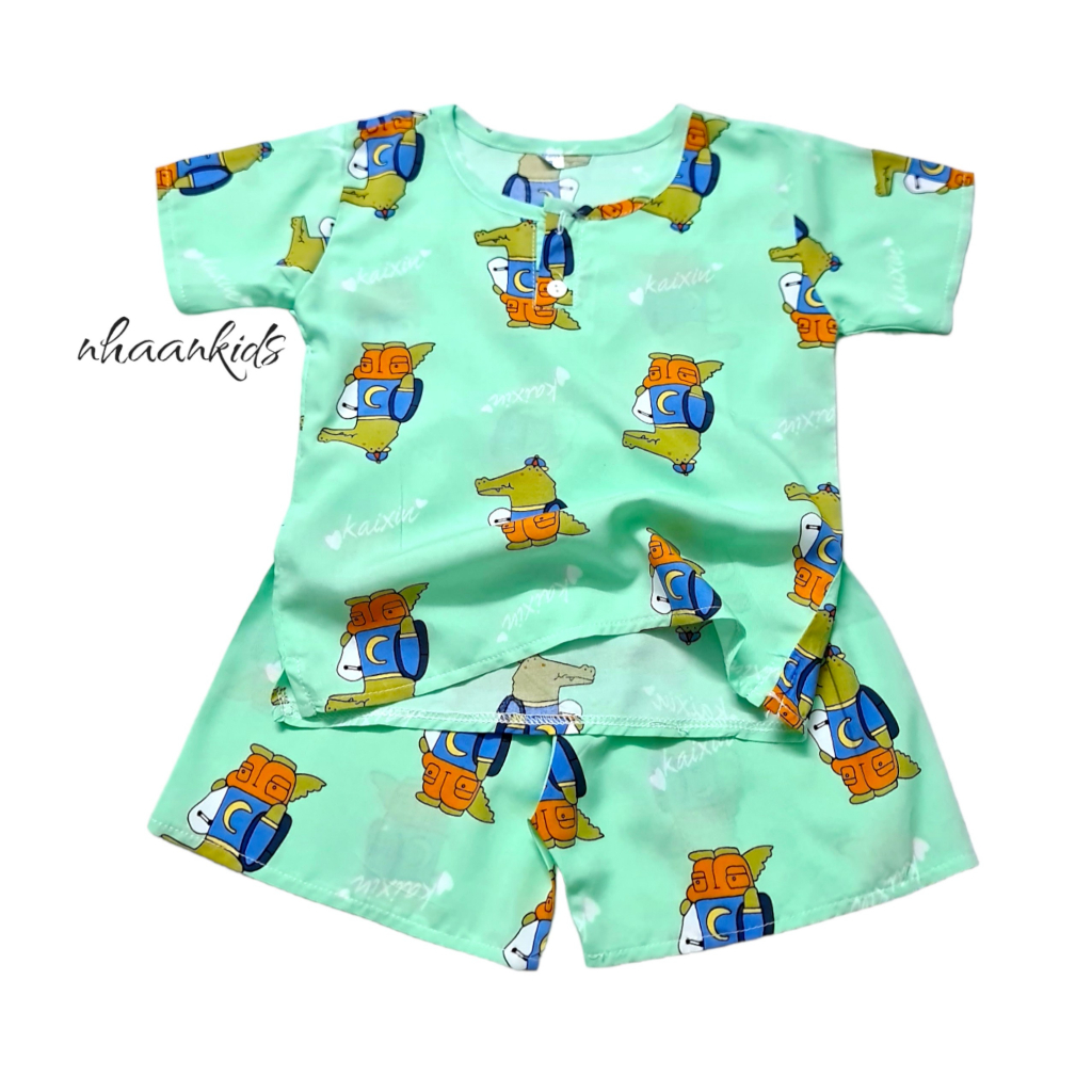 BỘ TOLE  LANH SIÊU MÁT TAY NGẮN CHO BÉ TRAI - NHÀ AN