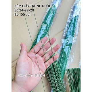 KẼM GIẤY số 24-22-20 (Trung Quốc) - bó 100 sợi