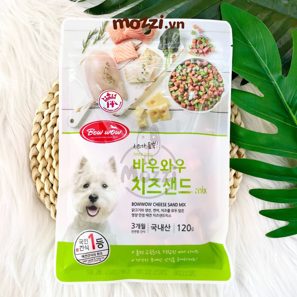 Bowwow Sandwich Snack hỗn hợp cho chó mèo
