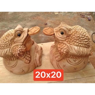 Cóc gỗ xá xị kt 20x20