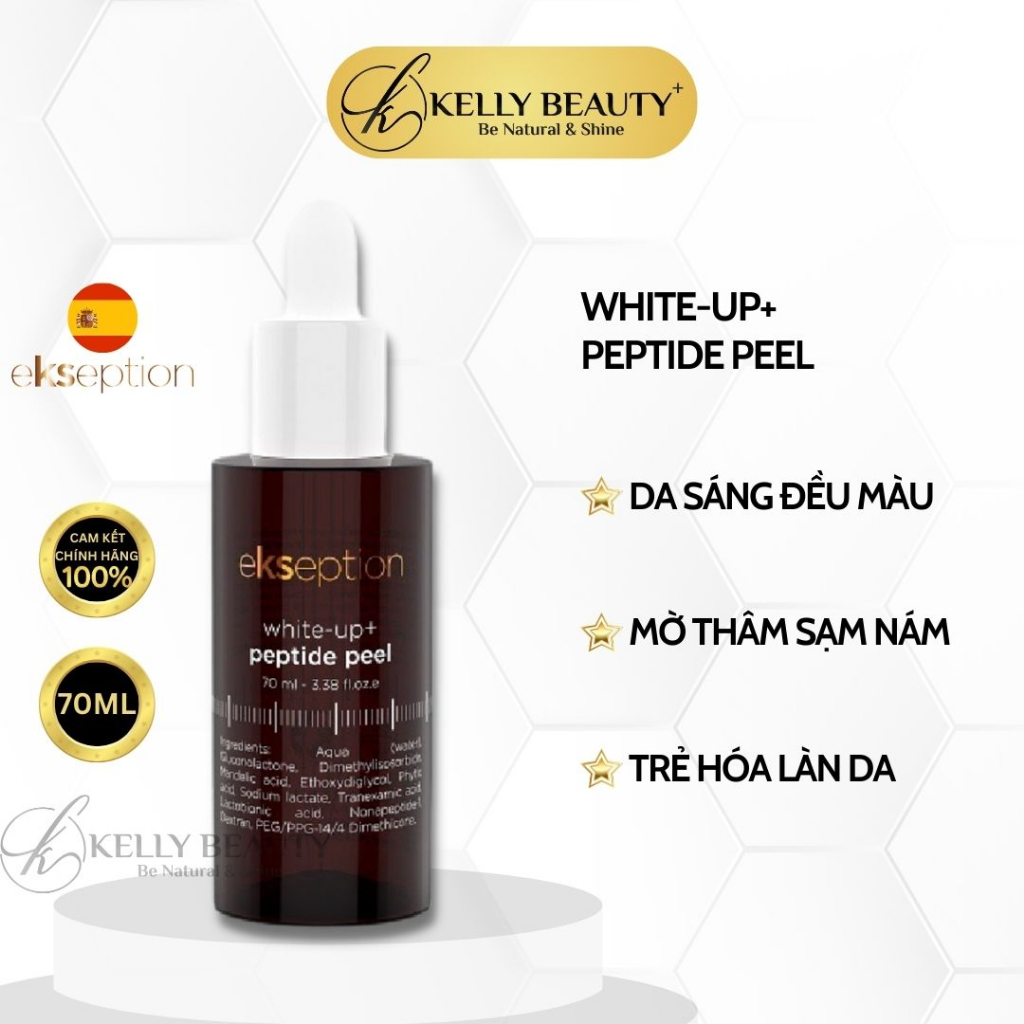 ekseption White-Up Peptide Peel - Giúp Da Sáng Đều Màu, Mờ Thâm Sạm Nám; Chống Lão Hóa Da - Kelly Beauty
