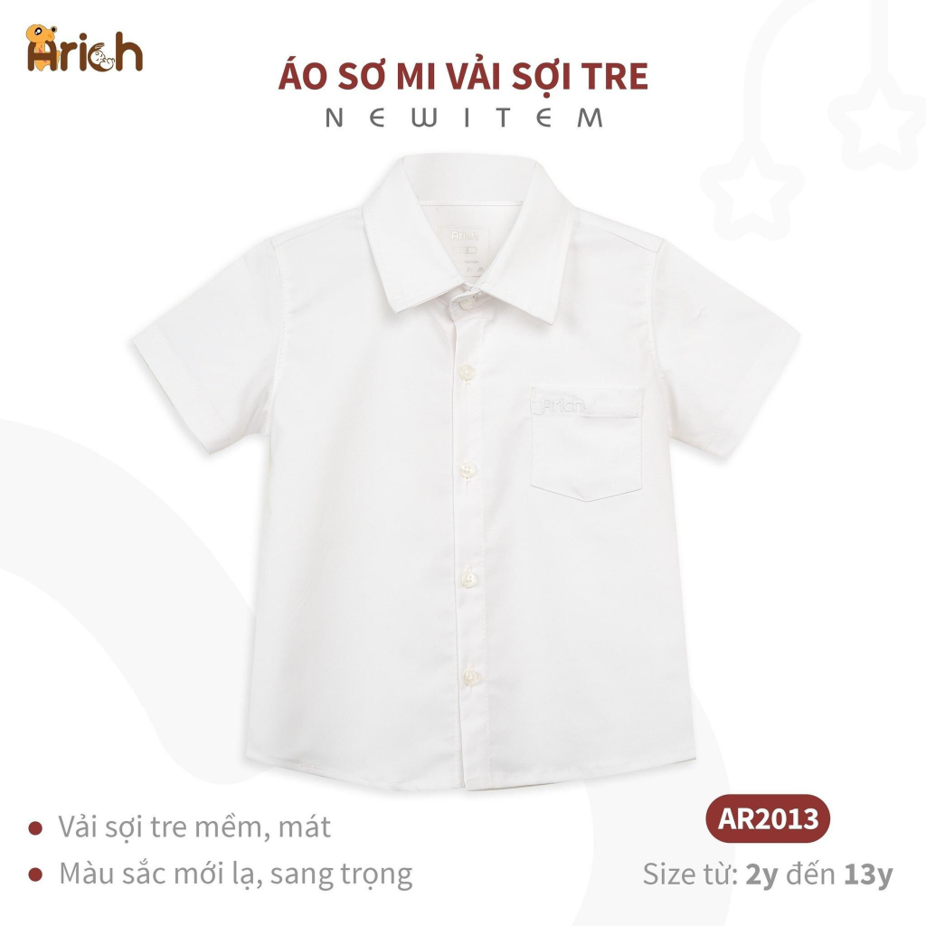 BST Áo sơ mi vải sợi tre Arich