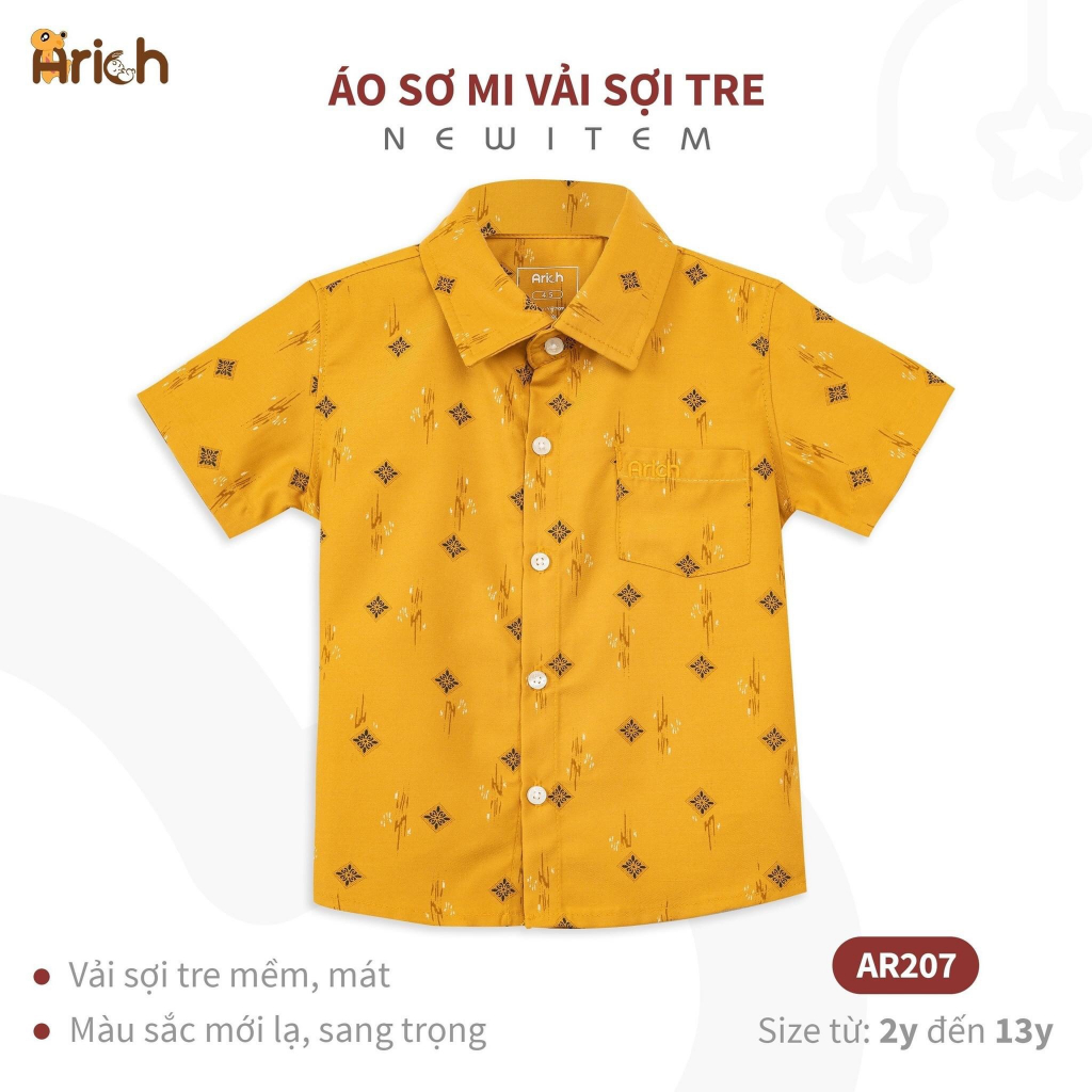 BST Áo sơ mi vải sợi tre Arich