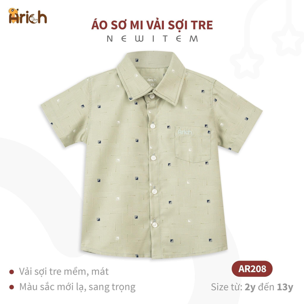 BST Áo sơ mi vải sợi tre Arich