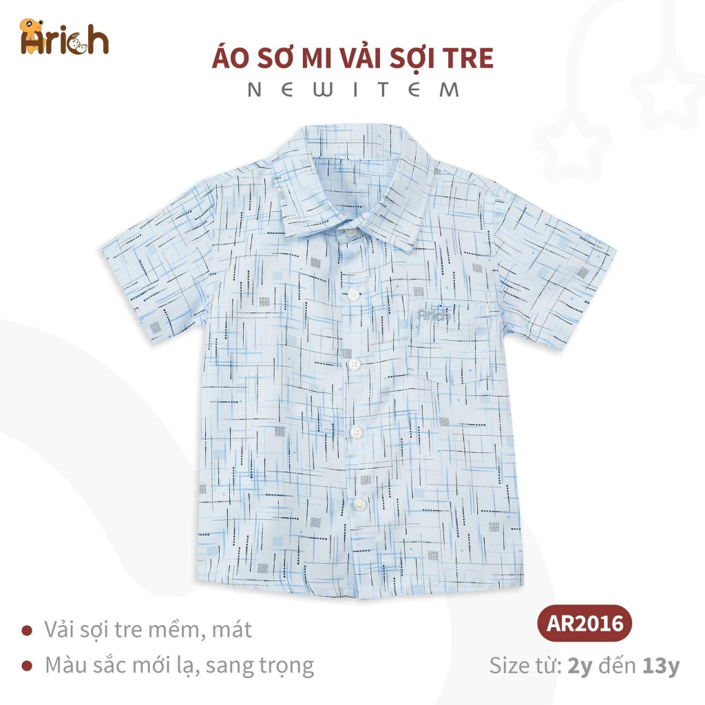 BST Áo sơ mi vải sợi tre Arich