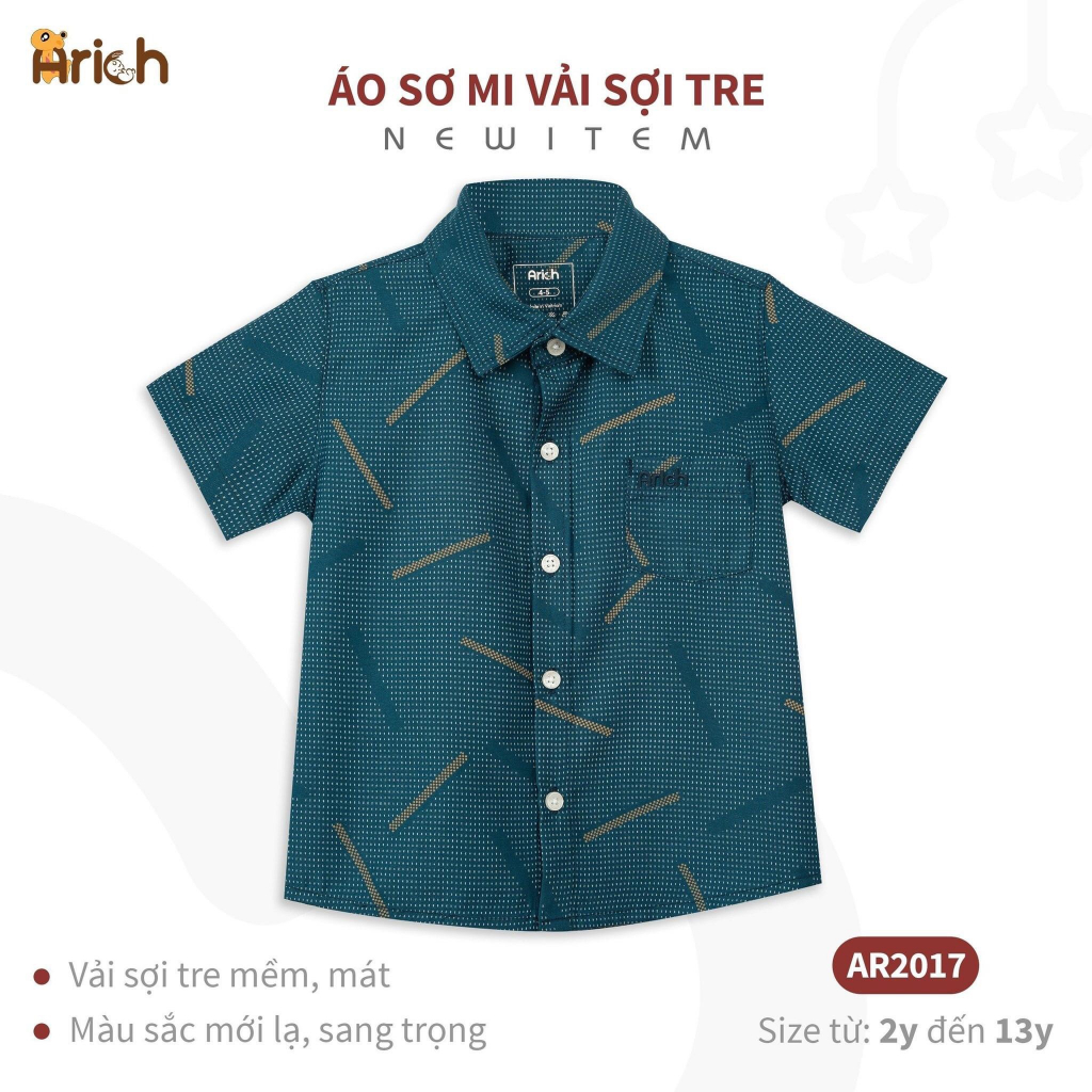 BST Áo sơ mi vải sợi tre Arich