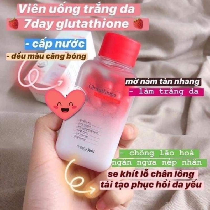 viên uống trắng da hàn quốc hộp 72 viên