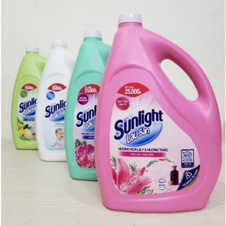 Can Nước Lau Sàn Sunlight 3,6Kg Can Xanh/Trắng/Hồng/Quế ( Mẫu Mới )