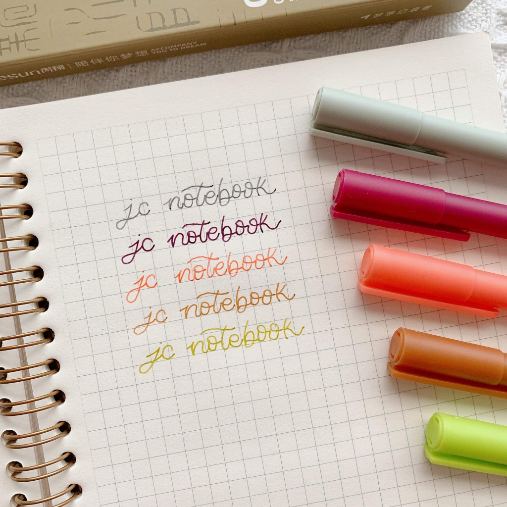 Set 5 bút gel nhiều màu giá rẻ - Bút resun viết mượt không tắc mực 0.5mm