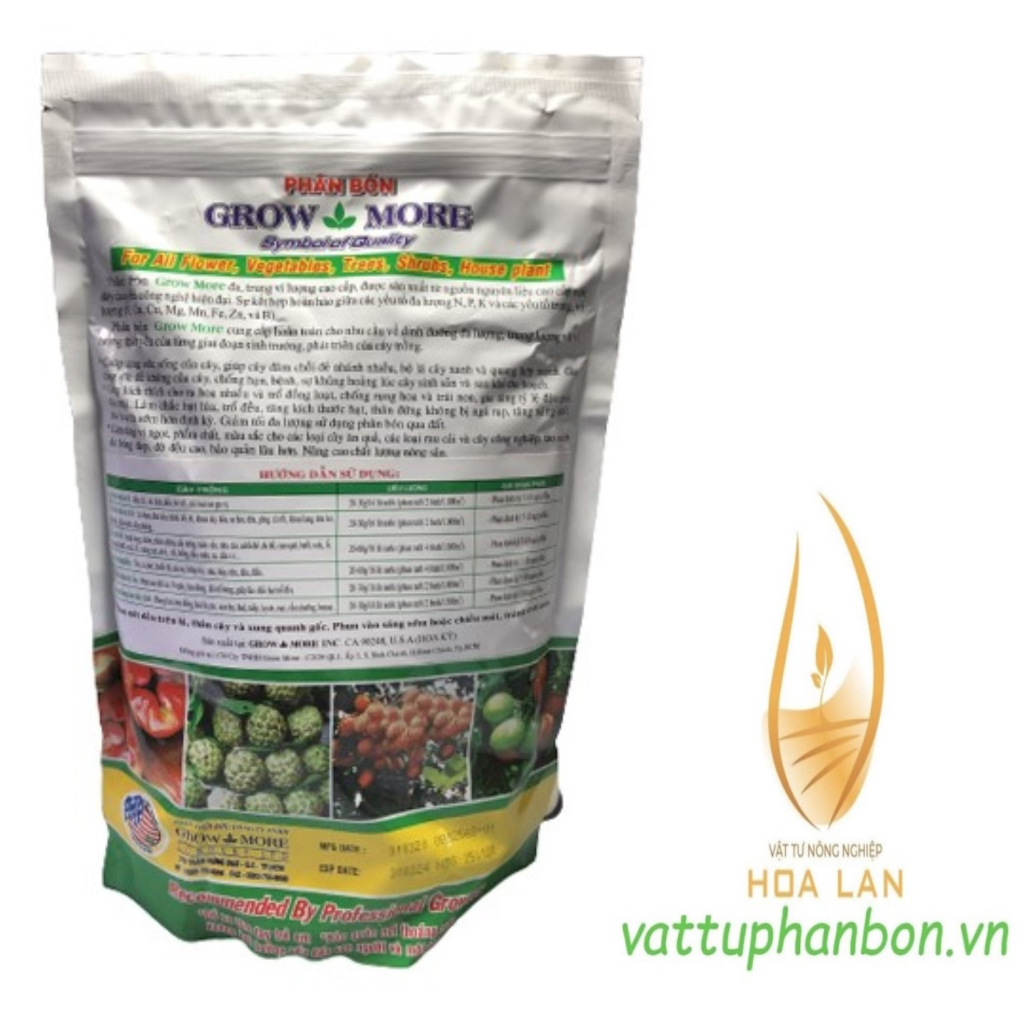 Phân Bón Lá Grow More 30-10-10+TE - Gíup Đẻ Nhánh Ra Lá Tốt - #381A# 1kg