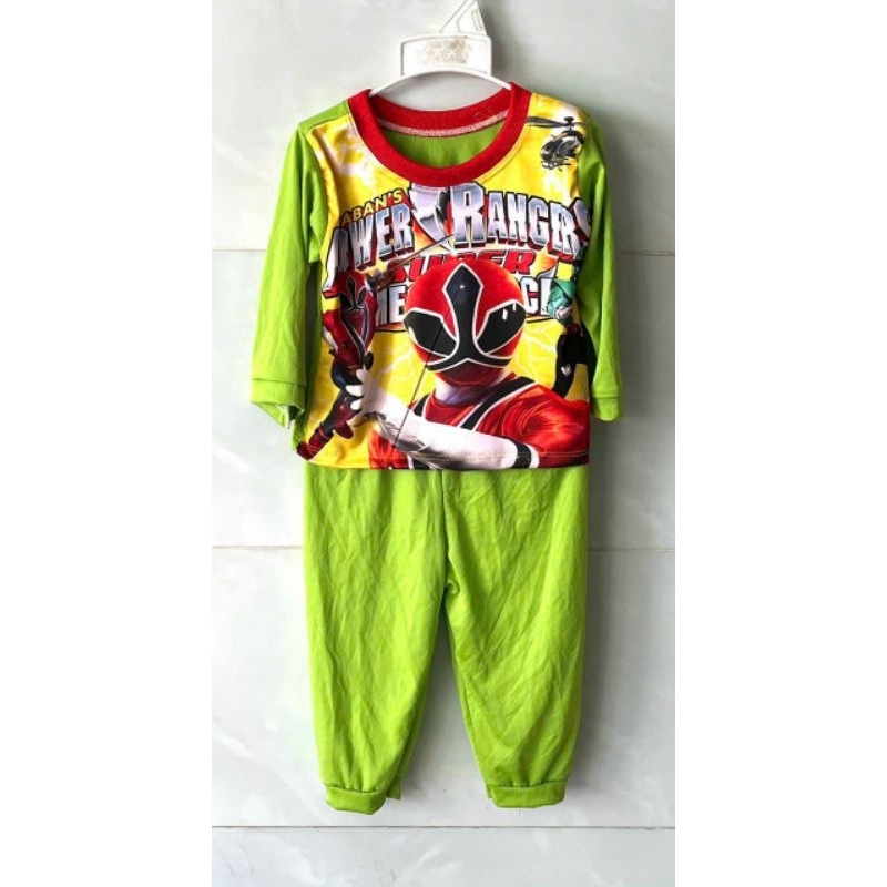 SÉT 5 BỘ THUN TAY DÀI QUẦN DÀI IN 3D HÌNH SIÊU NHÂN CHO BÉ TRAI