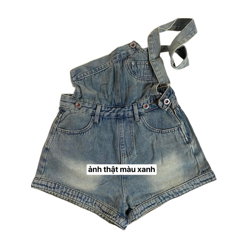 Quần sooc yếm bò vạt chéo hàng QCL1