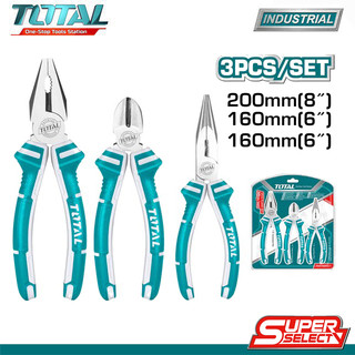 Bộ 3 cây kềm răng , cắt , nhọn đa năng total tht1k0301