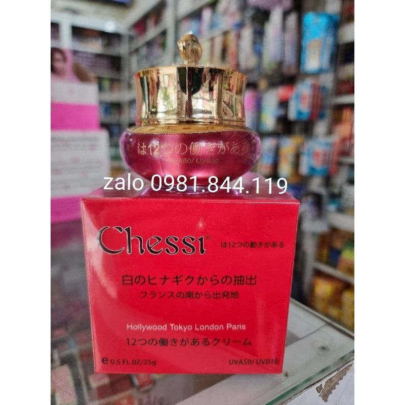Kem chessi 12 tác dụng 25gr màu đỏ