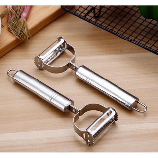 Nạo sợi, bào vỏ inox 3in1 / Dụng cụ nạo rau củ quả đa năng