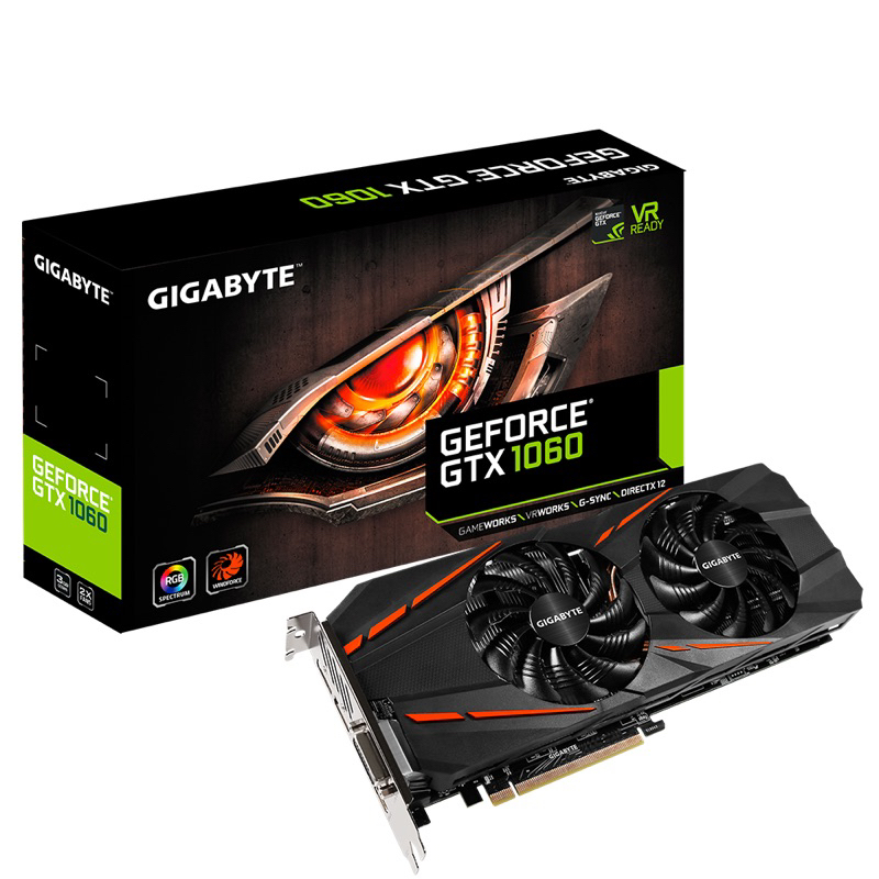 Card Màn Hình Gigabyte Gtx 1060 3Gb Oc Cũ