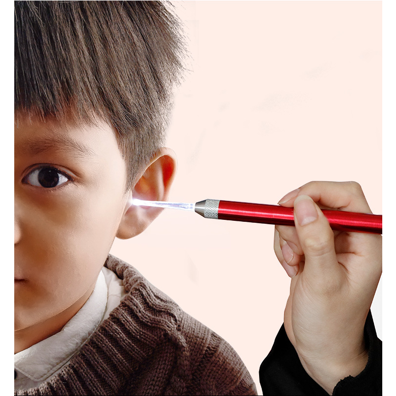 Bộ lấy ráy tai có đèn cho gia đình, dụng cụ vệ sinh tai cao cấp
