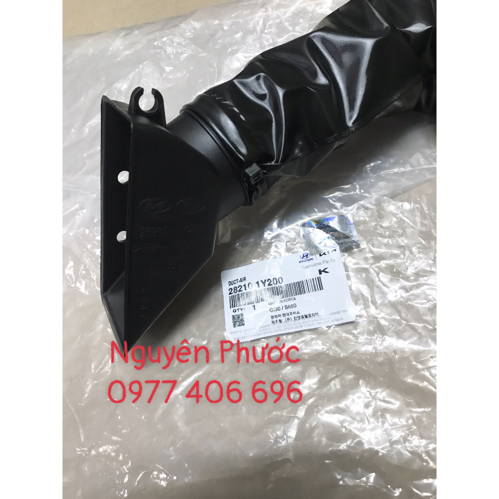Cổ/Ống lấy gió ngoài KIA MORNING 2012 - 2016   - Hàng xin chính hãng 2821004000/282101Y200
