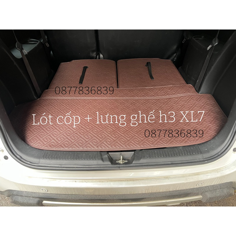 Thảm lót mặt cốp và lưng ghế hàng 3 Suzuki XL7