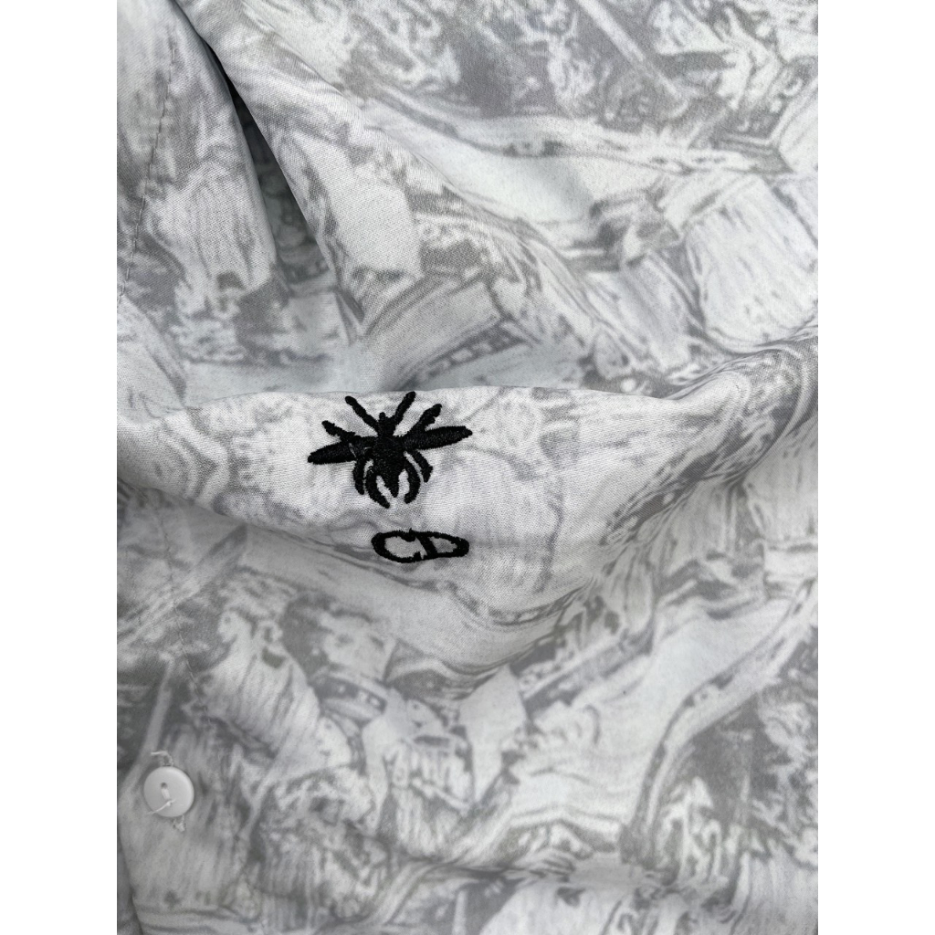 Set bộ sơ mi phối chân váy Di.or thêu ong chất 2 da loang mềm cực chất JiSun's Boutique