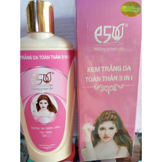 Kem trắng da toàn thân 3 in 1 e5