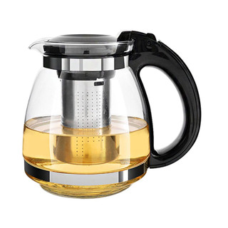 Bình lọc trà thuỷ tinh chịu nhiệt Lilac S91, Ấm pha trà thủy tinh có Lõi lọc Inox 304; Dung tích 1500ml