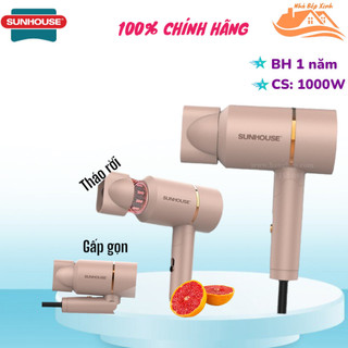 Máy sấy tóc sunhouse shd2313	thiết kế nhỏ gọn, công suất mạnh mẽ