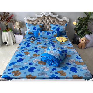 Bộ drap thun hàn quốc 4 món mát mịn,chất thun co giãn 4 chiều
