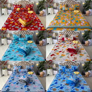 Bộ drap thun hàn quốc 4 món mát mịn,chất thun co giãn 4 chiều