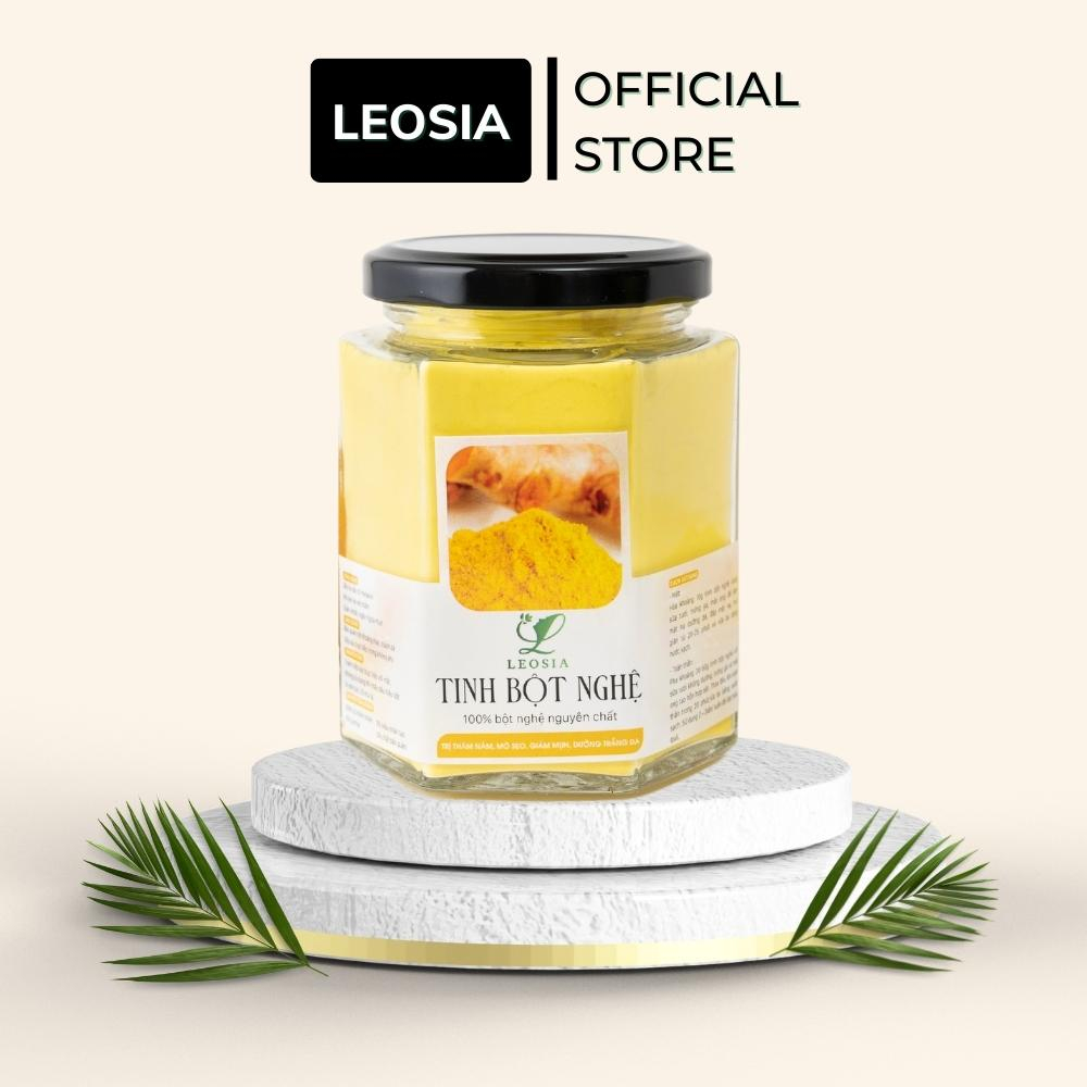 Bột Nghệ đắp mặt nạ hữu cơ Leosia nguyên chất 140G | 100% Organic