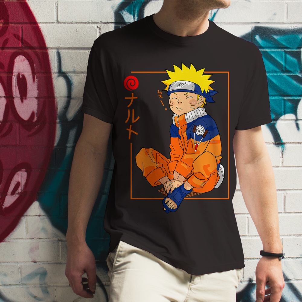 Áo phông Naruto kid ngộ nghĩnh, áo thun Anime in hình Naruto cottong co giãn 4 chiều, hình in bền đẹp, sắc nét
