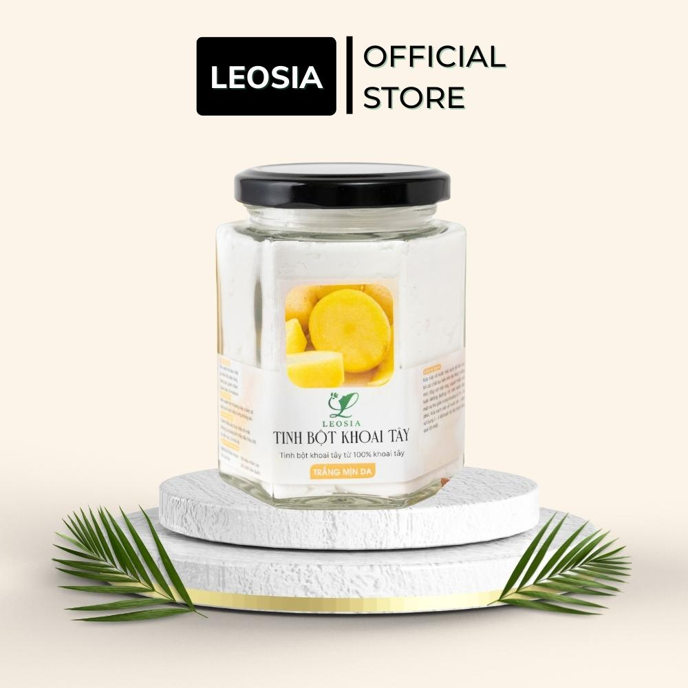 Hũ bột Khoai Tây đắp mặt nạ hữu cơ Leosia nguyên chất 140G | 100% Organic
