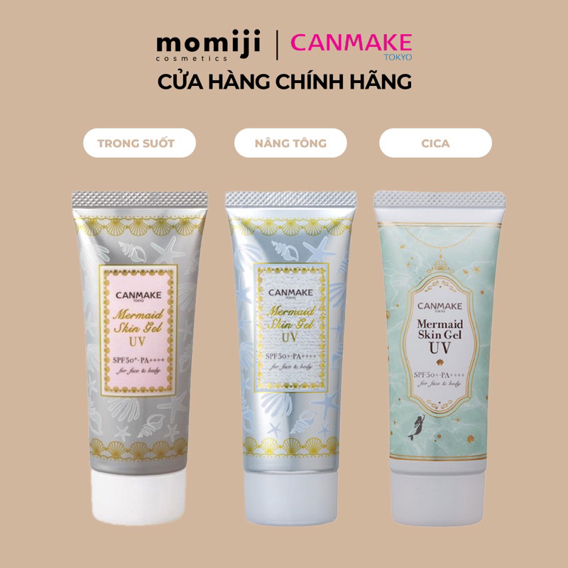 Kem Chống Nắng Canmake Mermaid Skin Gel UV Full size chuẩn Nhật 40gr
