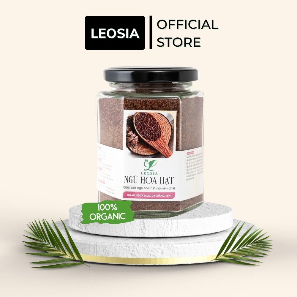 Bột Ngũ Hoa Hạt Leosia nguyên chất 140G dưỡng trắng da, tẩy da chết và giảm thâm nám