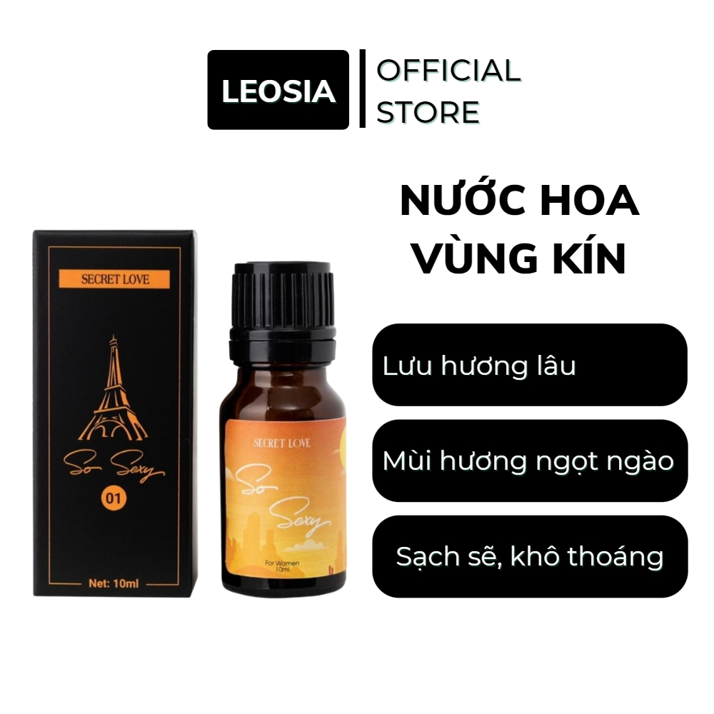 Nước hoa vùng kín Leosia Organic So Sexy cao cấp lưu hương 24h thơm lâu 10ml