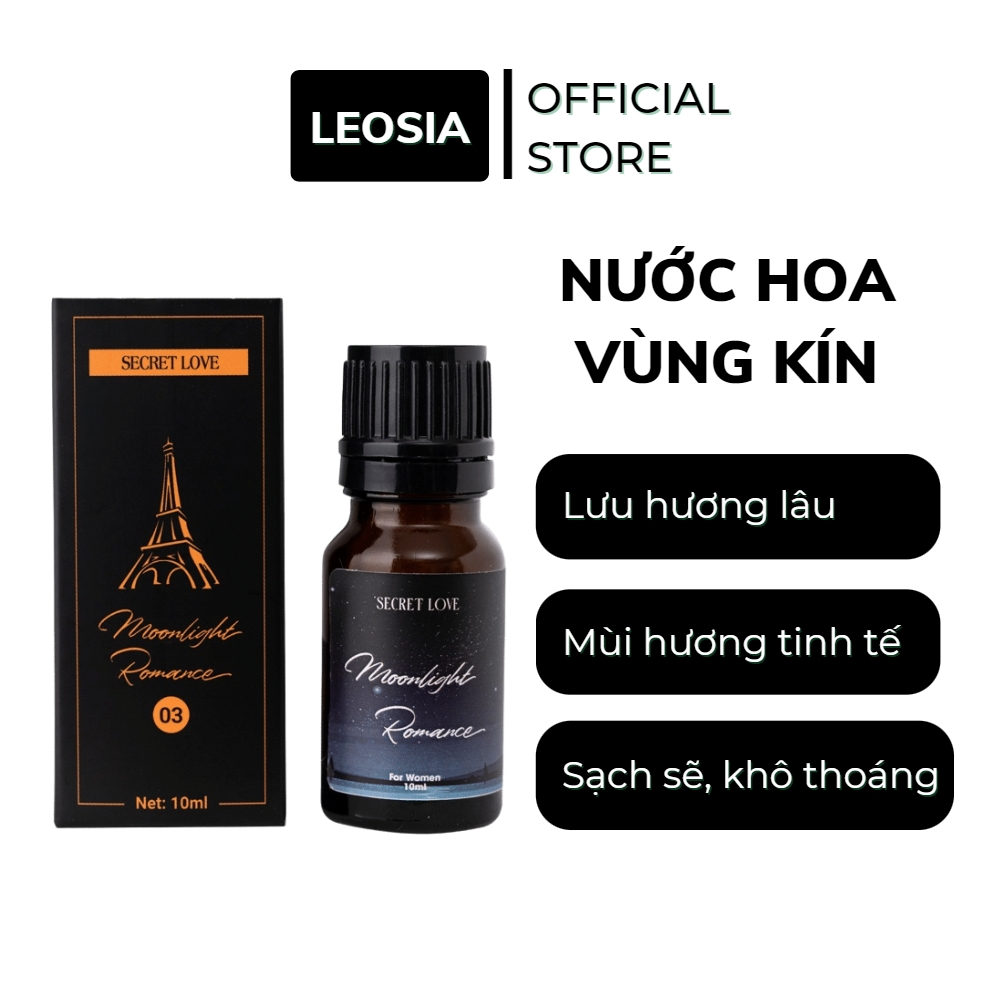 Nước hoa vùng kín Leosia Organic So Sexy cao cấp lưu hương 24h thơm lâu 10ml