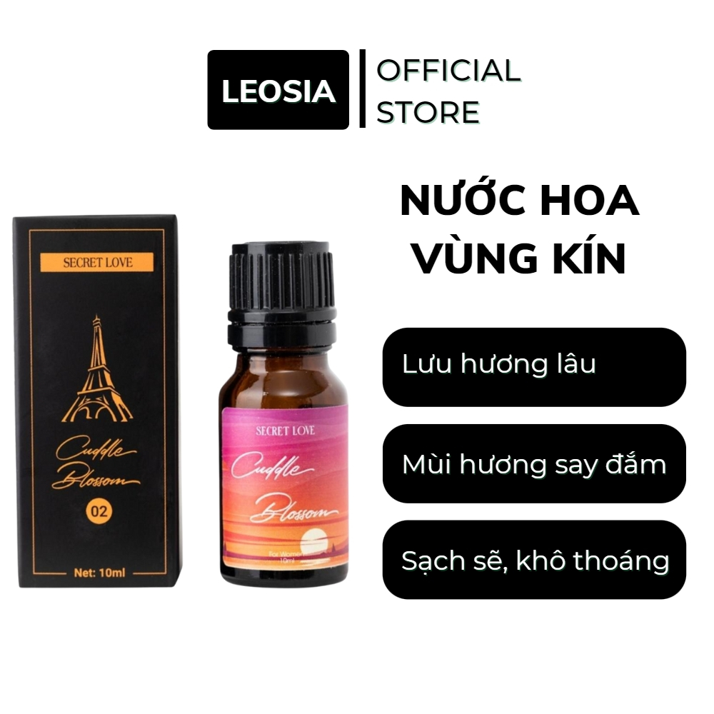 Nước hoa vùng kín Leosia Organic So Sexy cao cấp lưu hương 24h thơm lâu 10ml