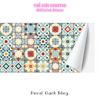 Decal dán Bếp, Decal Gạch Bông dán tường Chống Nước, Decal dán tường Decor, Miếng dán Cửa Kính, Gạch Men, Nhà Tắm,
