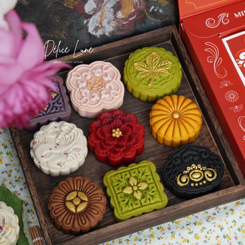 Vị Nhân Khoai Môn 150gr - Bánh Trung Thu BÁNH VỎ MÀU HIỆN ĐẠI Handmade Délice Lune - Moon Cake Handmade