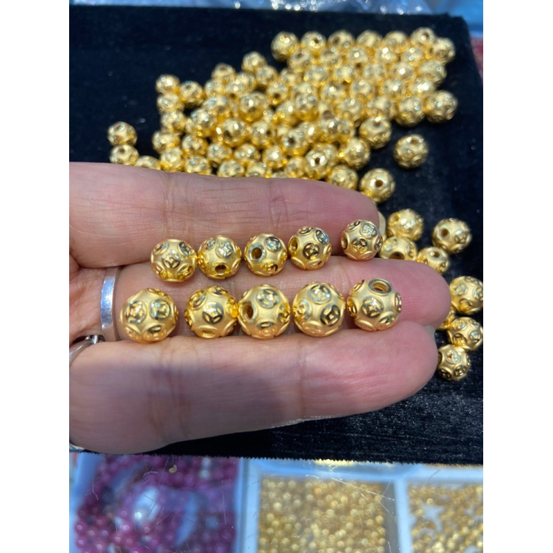 Charm bi Kim t iền 24 carat - sz 4- 6-8-10 ly - Shop pro mix handmade - AU9999