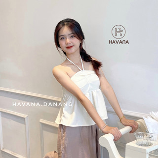 Áo cúp ngực dây buộc cổ he235