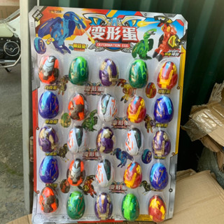 Trứng biến hình khủng long lắp ghép siêu hot ( vỷ 25 quả)