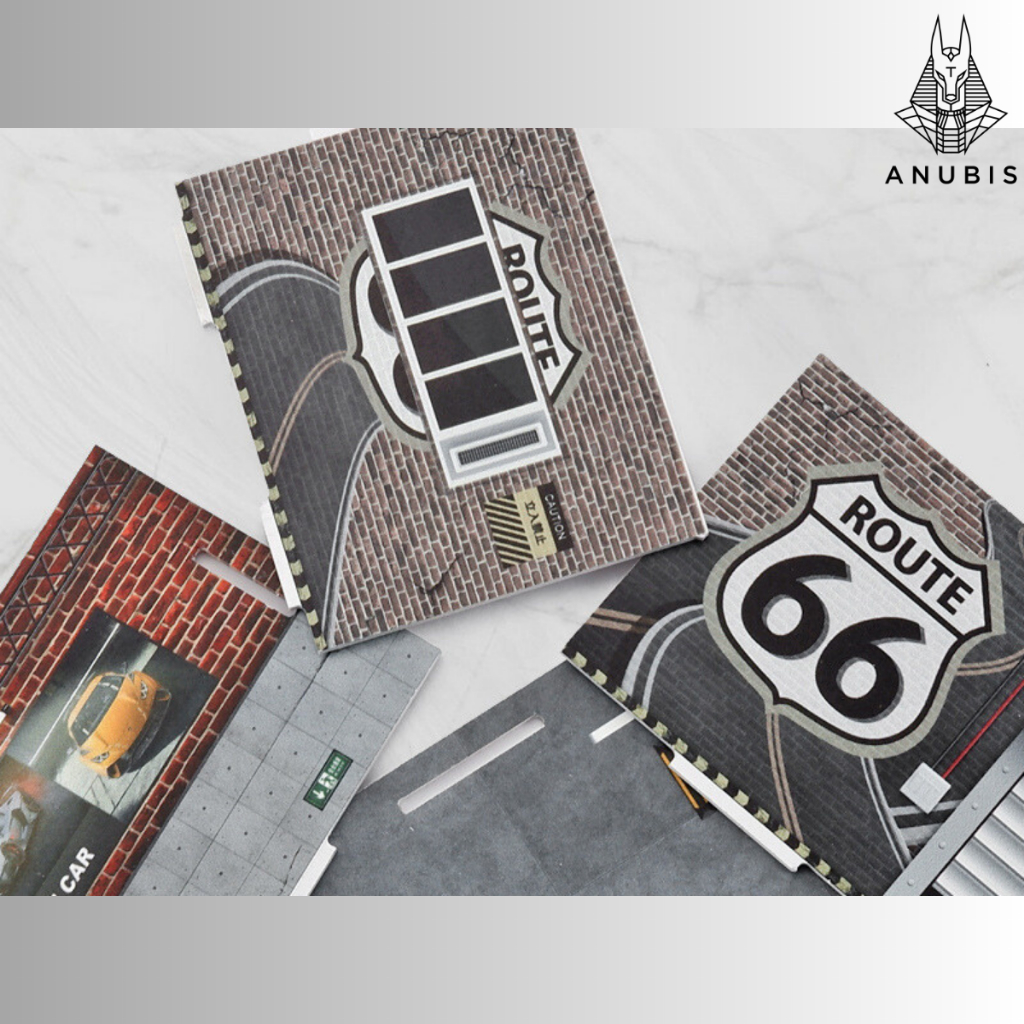 BÃI ĐỂ XE, GARAGE ĐỂ XE Ô TÔ MÔ HÌNH LẮP GHÉP DIORAMA 1/24 BẰNG NHỰA PVC BỀN ĐẸP GIÁ RẺ DÙNG ĐỂ TRƯNG BÀY Ô TÔ