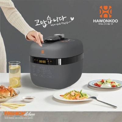 Nồi Áp Suất Hawonkoo PCH-500, Dung Tích 5L, Công Suất 1000W, Bảo Hành Chính Hãng 12 Tháng