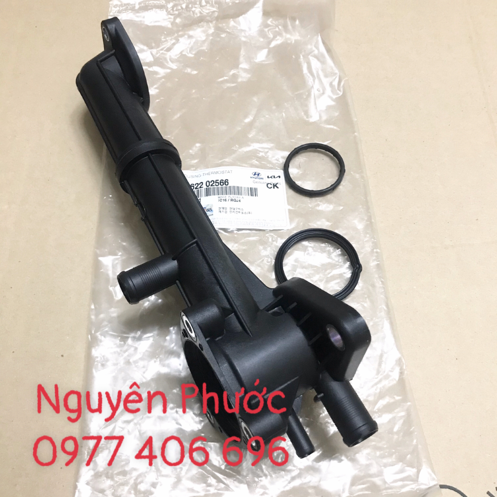 Ống điếu/ Thân bắt van hằng nhiệt  GETZ 1.1, MORNING 2005 - 2010, I10 MY08 -12... Hàng xịn CHÍNH HÃNG: 2562202566