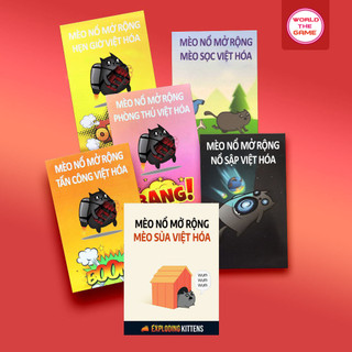 Combo Full 8 bản Mèo mở rộng Việt Hóa Exploding kittens Expansion